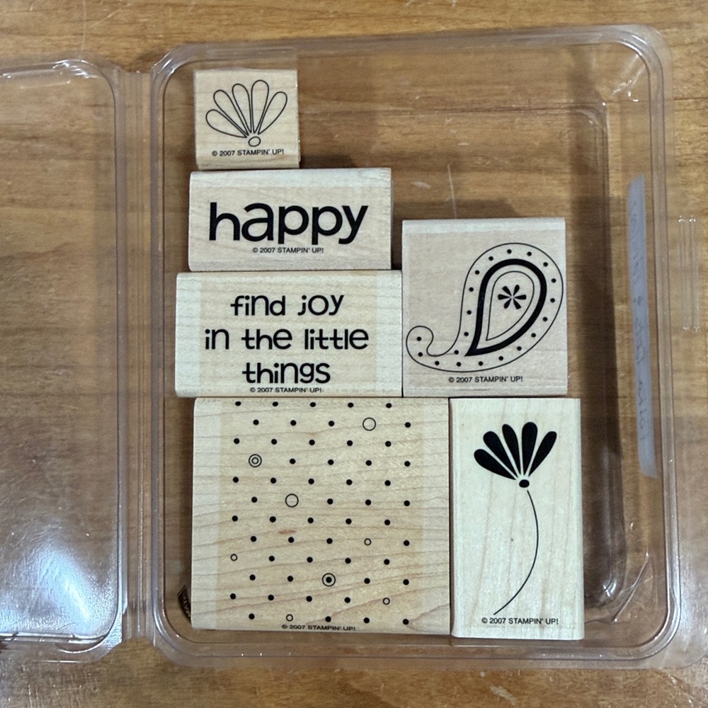 Stampin' Up! POLKA DOTS & PAISLEY Stamp Set
